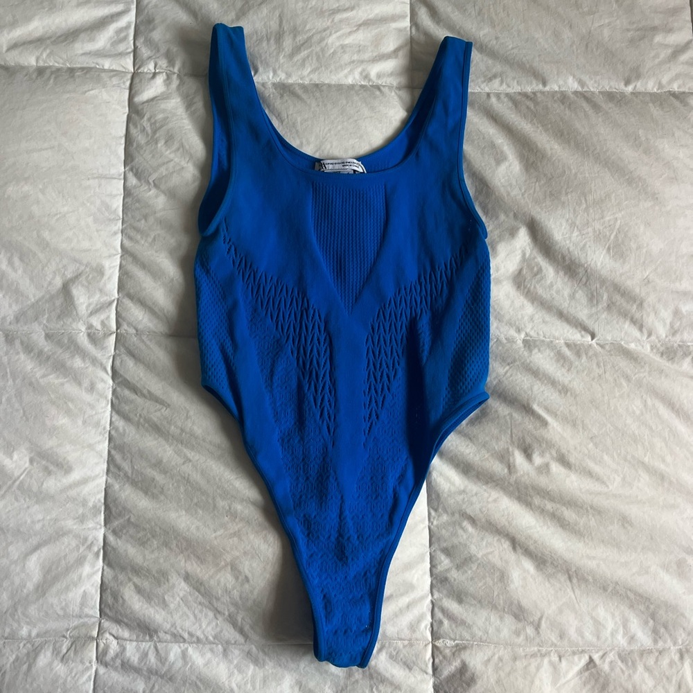Blue Zara bodysuit